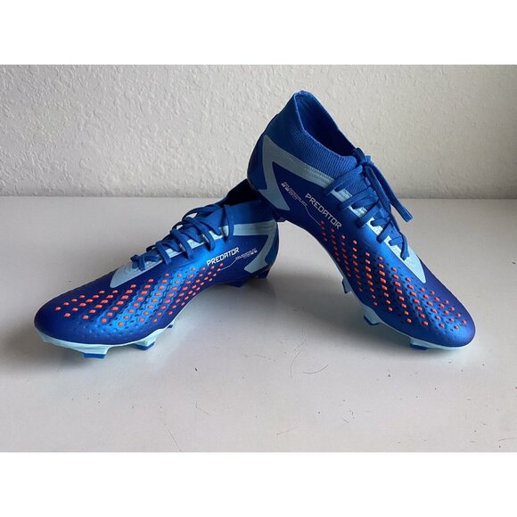 Adidas Predator Accuracy.2 FG Bright Royal Soccer Cleats GZ0027 Men's Size 10 - Picture 1 of 12